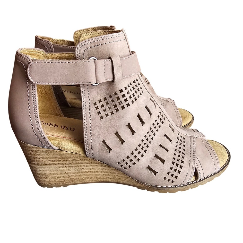 Cobb Hill Rockport Women's‎ Lucinda Perforated Sandal Bootie Pink CH9709 Sz 8.5